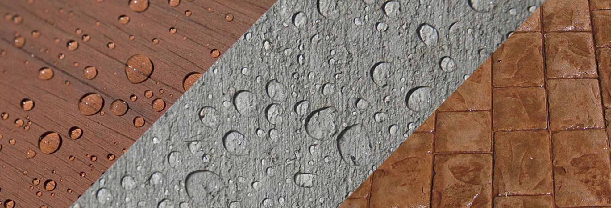 beton-bois-pave-imbrique-protege-protecteur-transparent-eau-perle