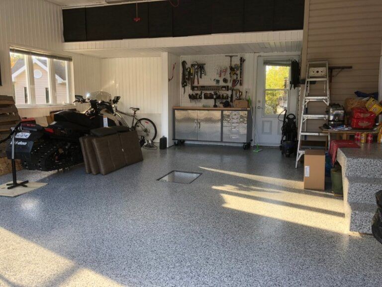 Plancher de Garage en epoxy et polyurea