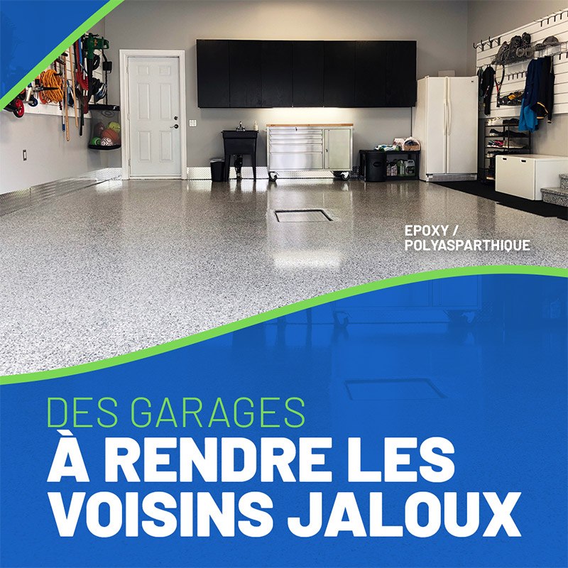 recouvrement de plancher de garage