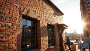 Nettoyage façade en brique Lévis